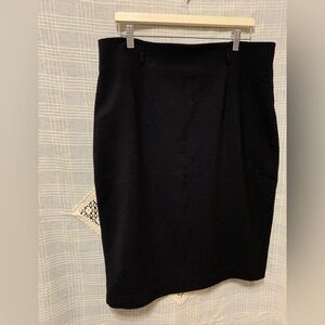Ricki's Classic Black Pencil Skirt 14 everyday essentials office siren